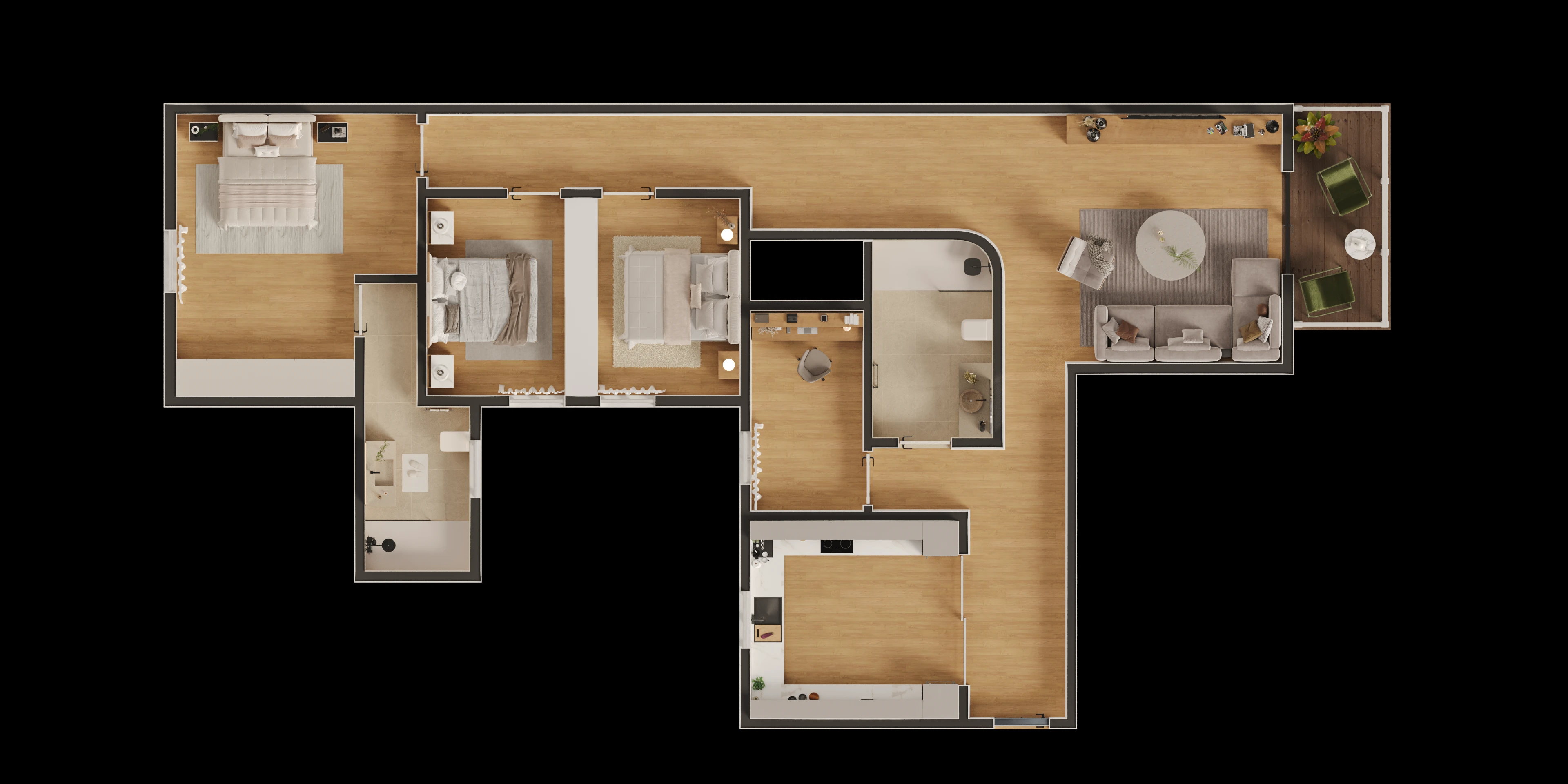 Abtao 42 — planta humanizada apartamento