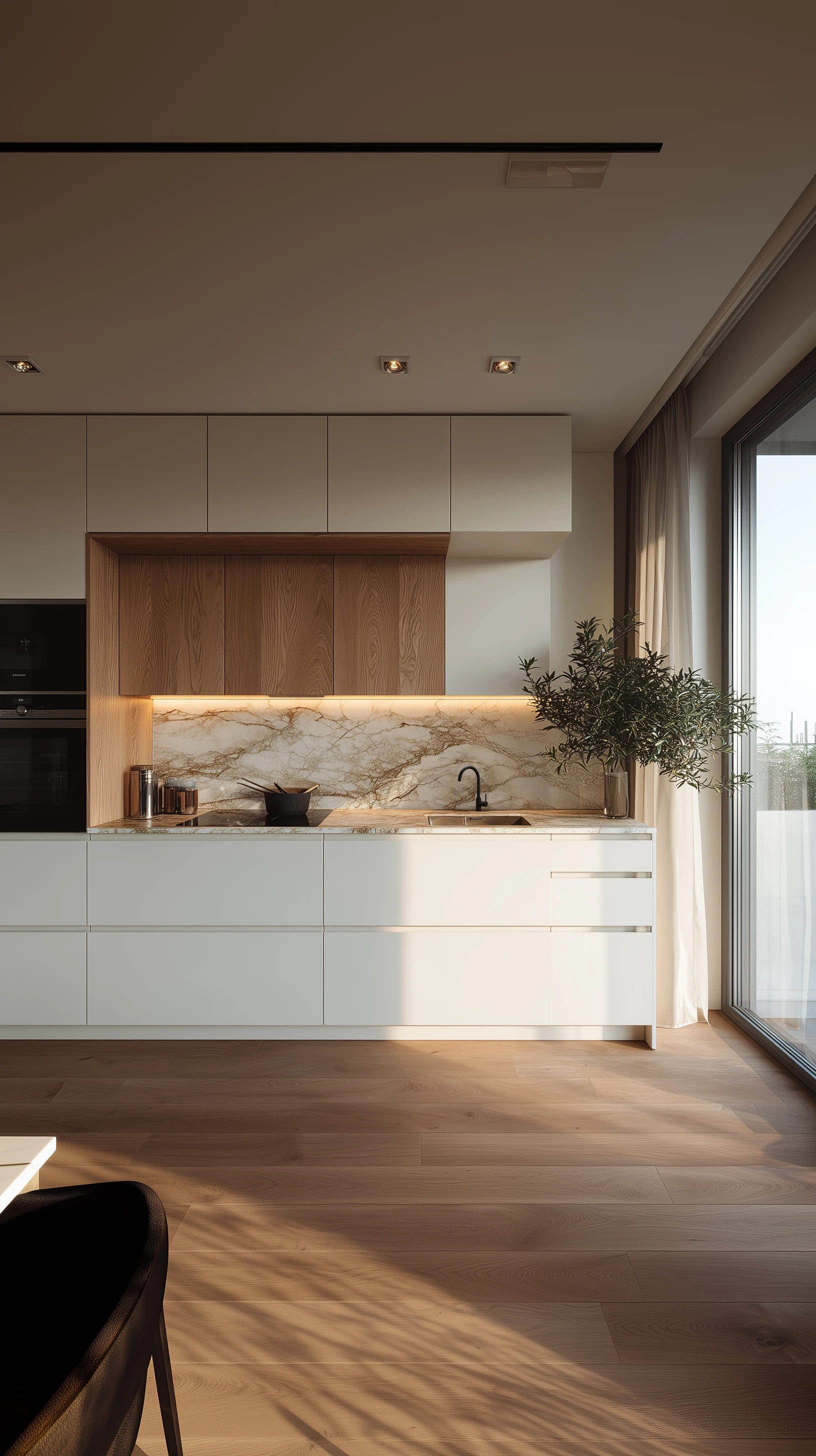 Aurora 21 — cozinha bancada marmore