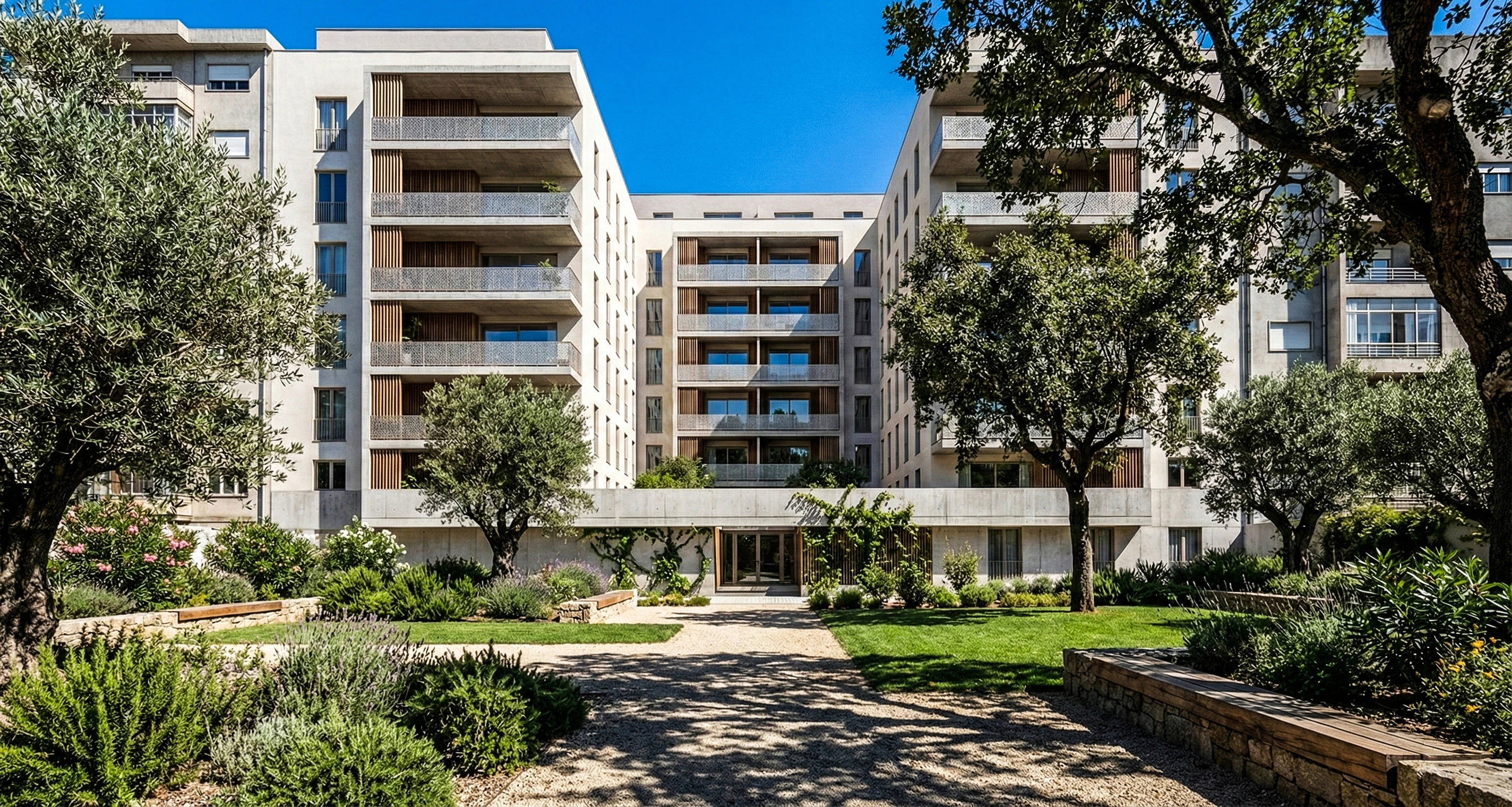 Condomínio Braga — fachada jardim traseiras