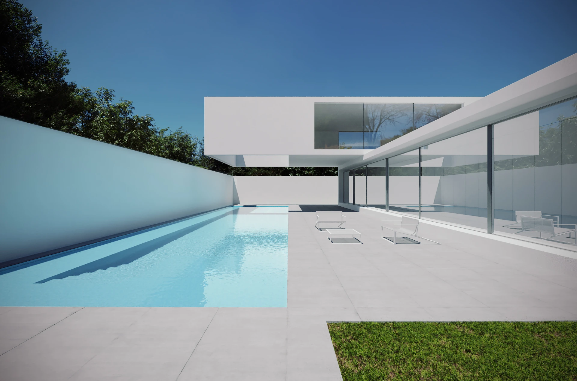 House of Sand — piscina jardim diurna