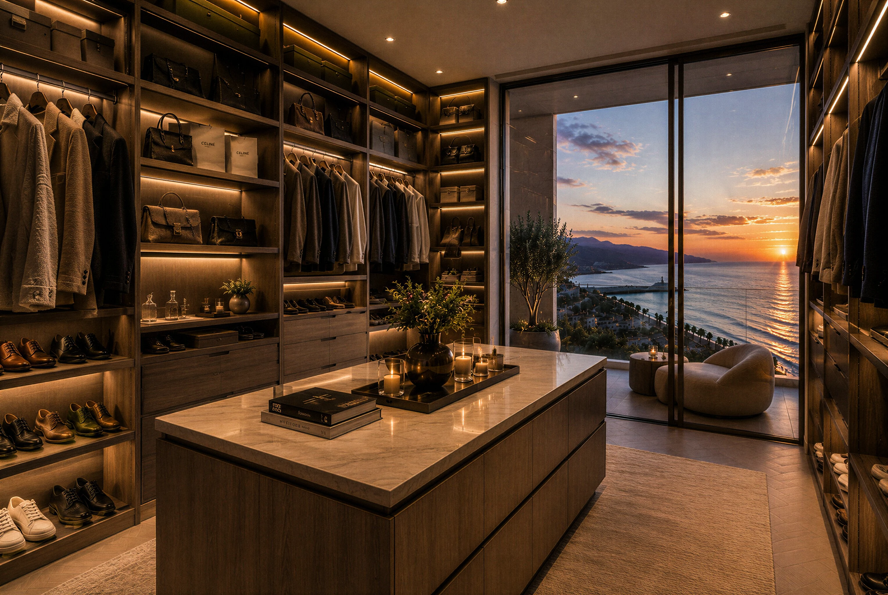 Levante Residences — closet vista mar